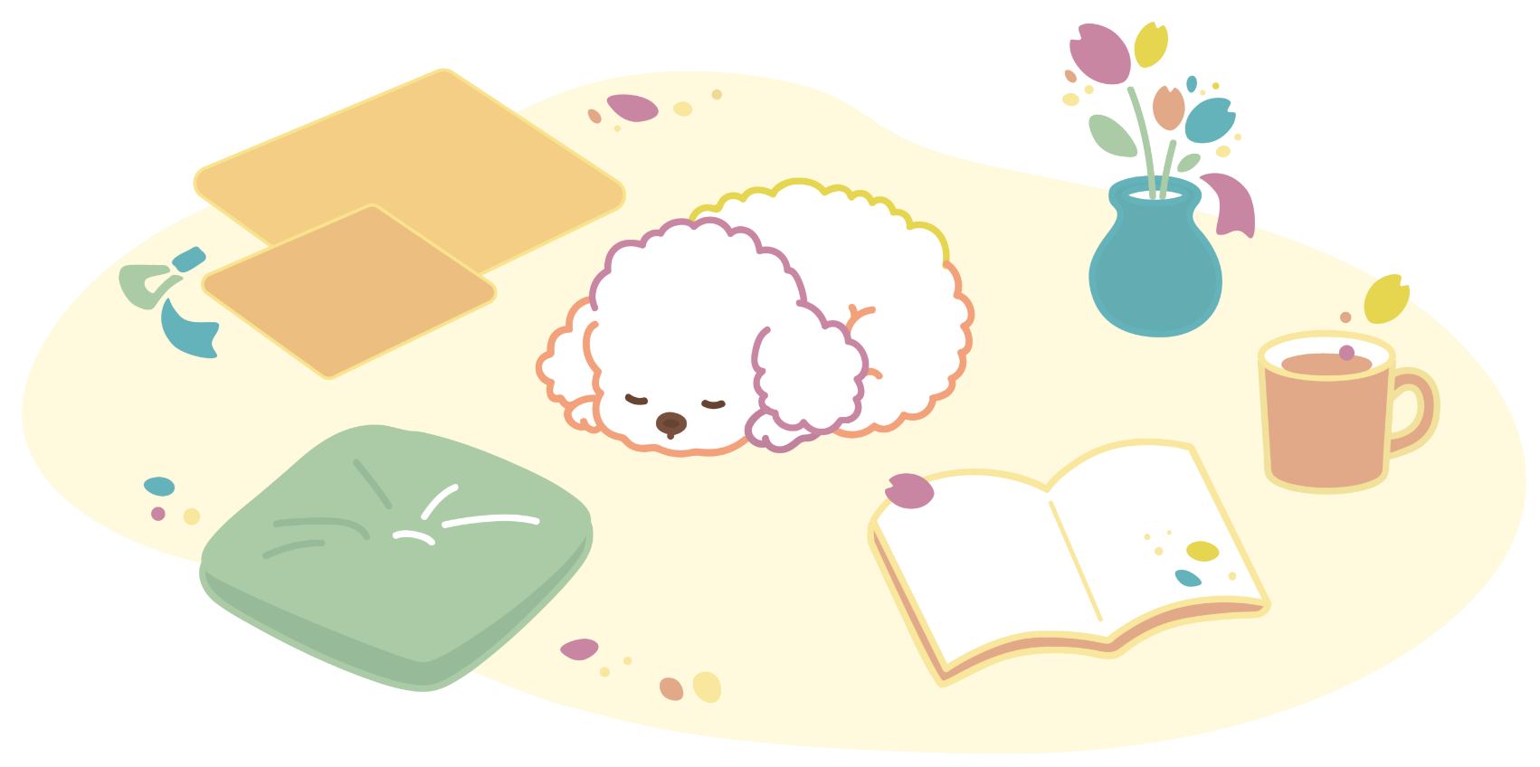 咲くラボの縁側のイメージ